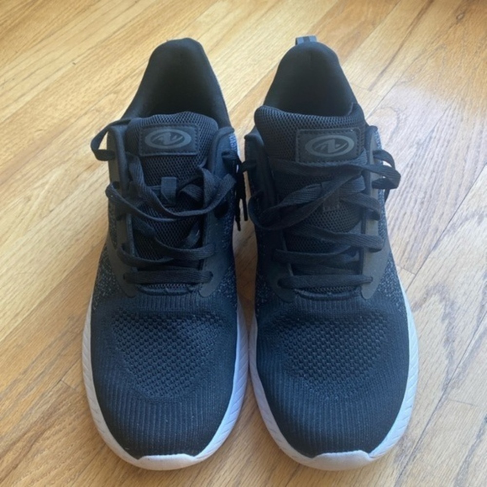 Memory foam black sneakers size 11